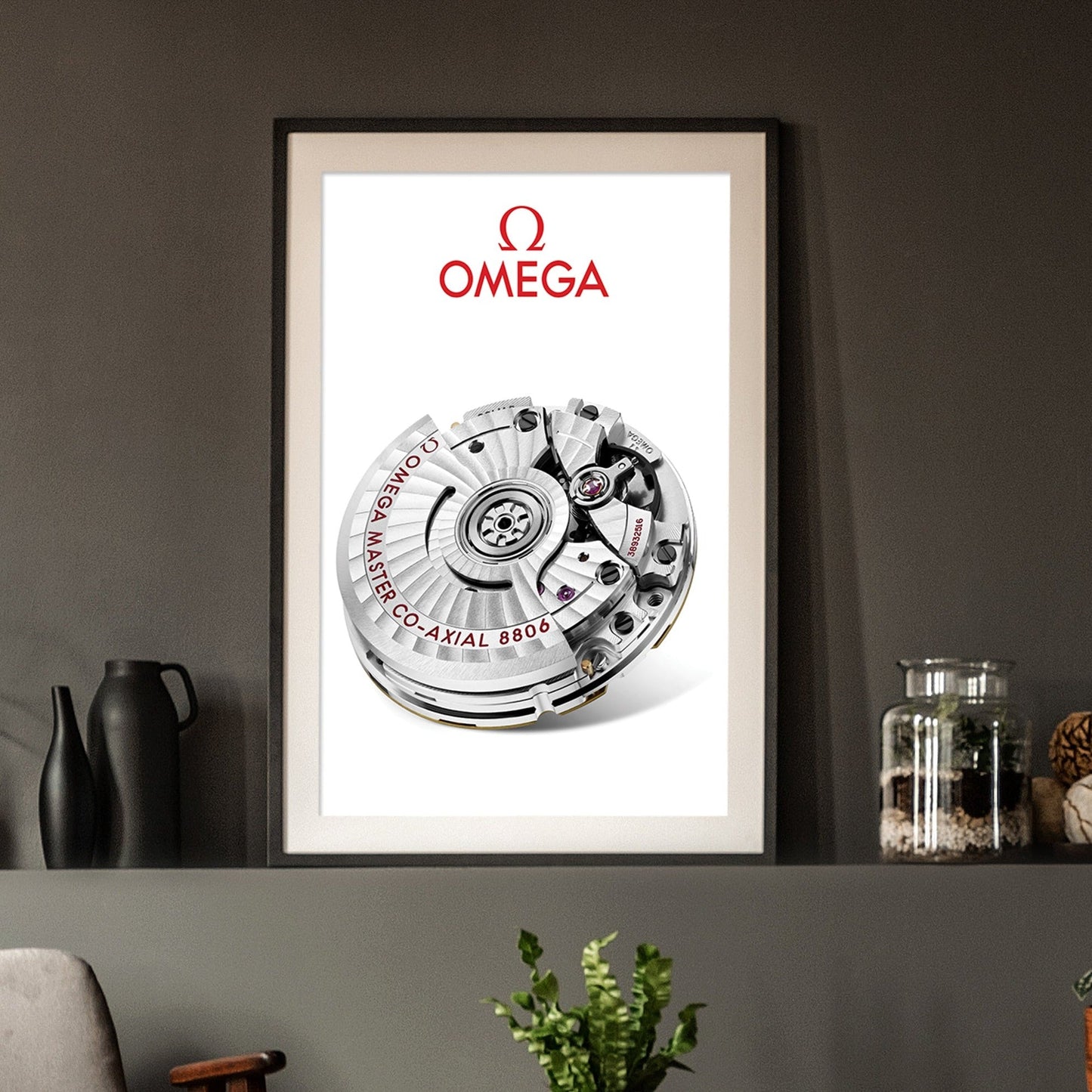 Omega 8806 Movement Poster - M & SON