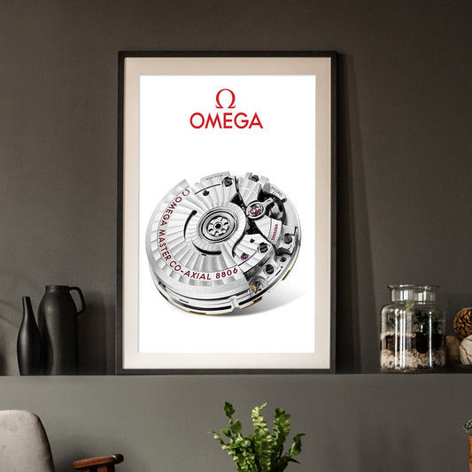 Omega 8806 Movement Poster - M & SON