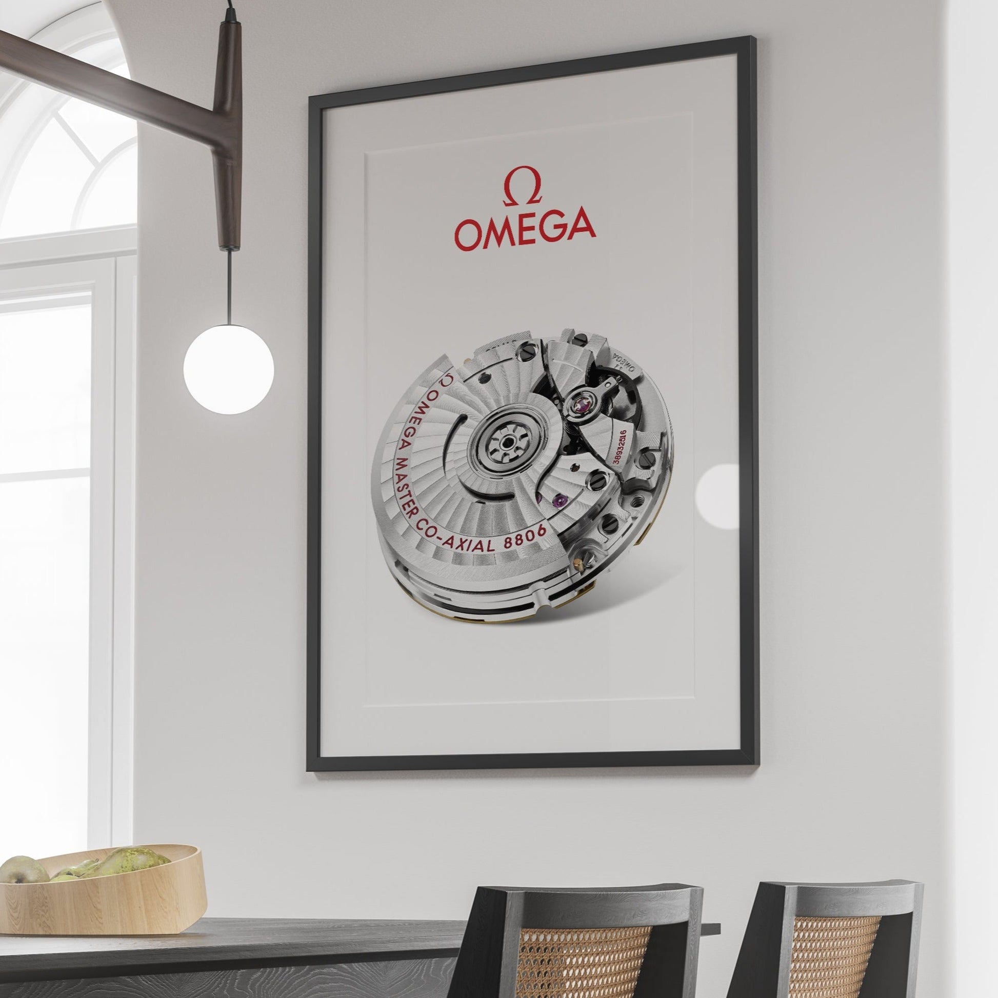 Omega 8806 Movement Poster - M & SON