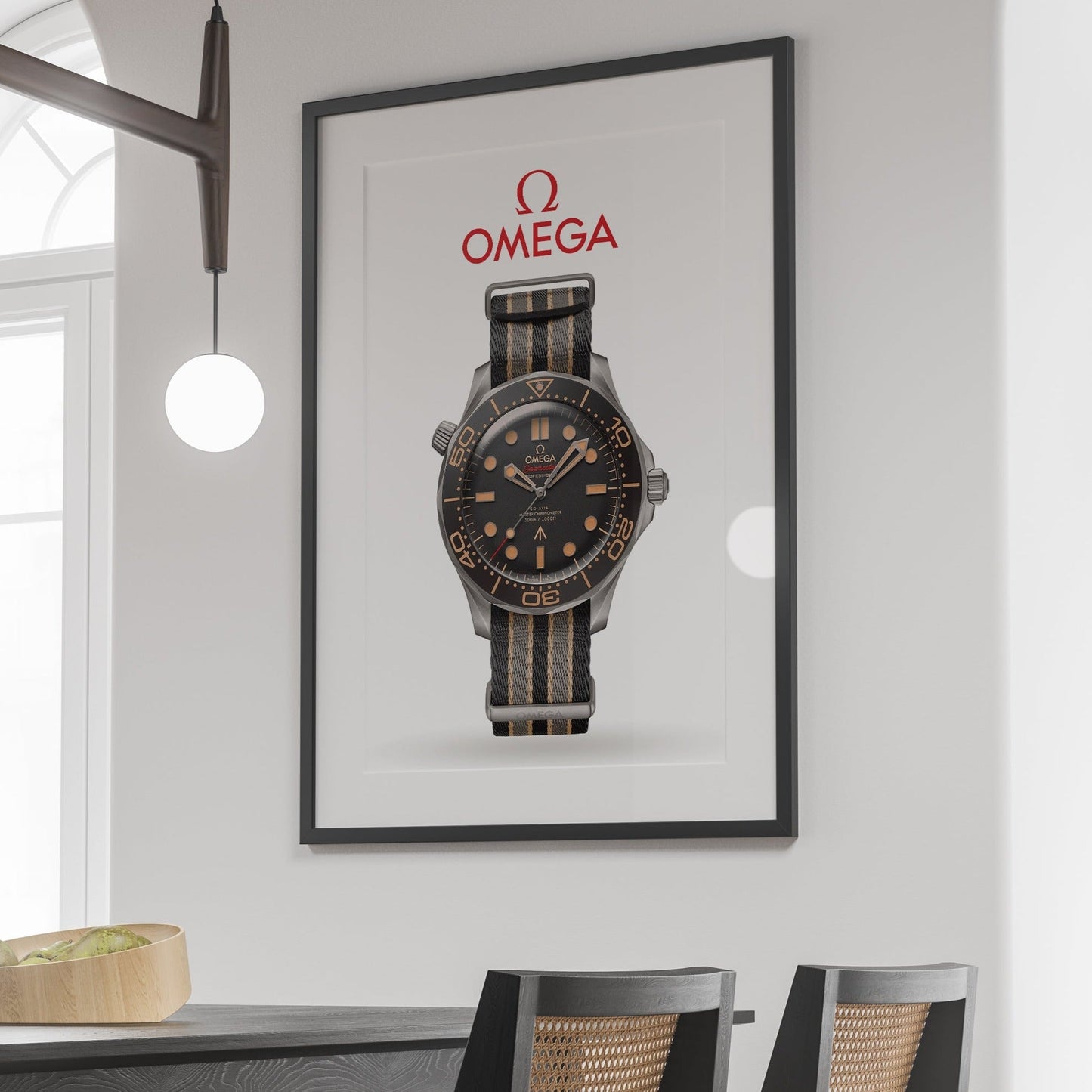 Omega Seamaster 300 Nylon Strap Poster - M & SON