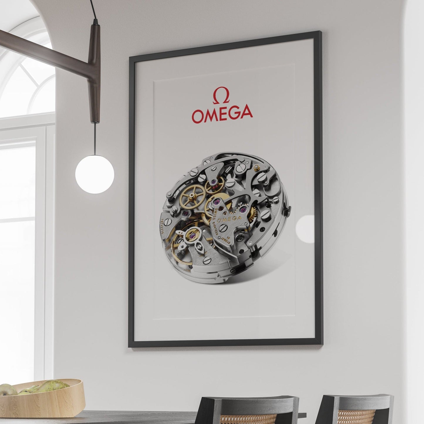 Omega Speedmaster Moon Watch Movement Poster - M & SON