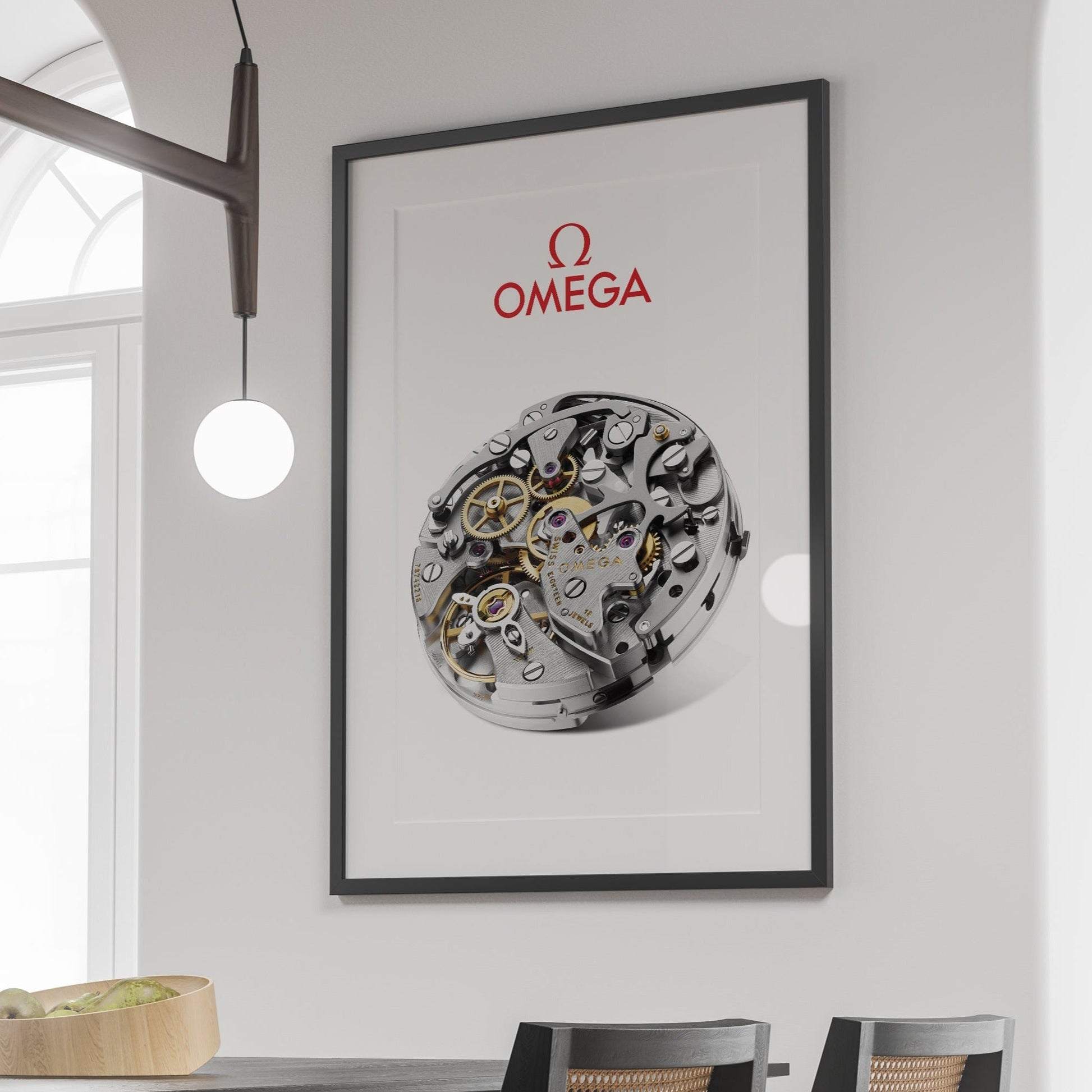 Omega Speedmaster Moon Watch Movement Poster - M & SON