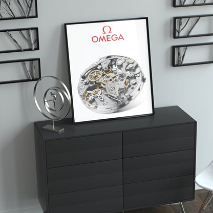 Omega Speedmaster Moon Watch Movement Poster - M & SON