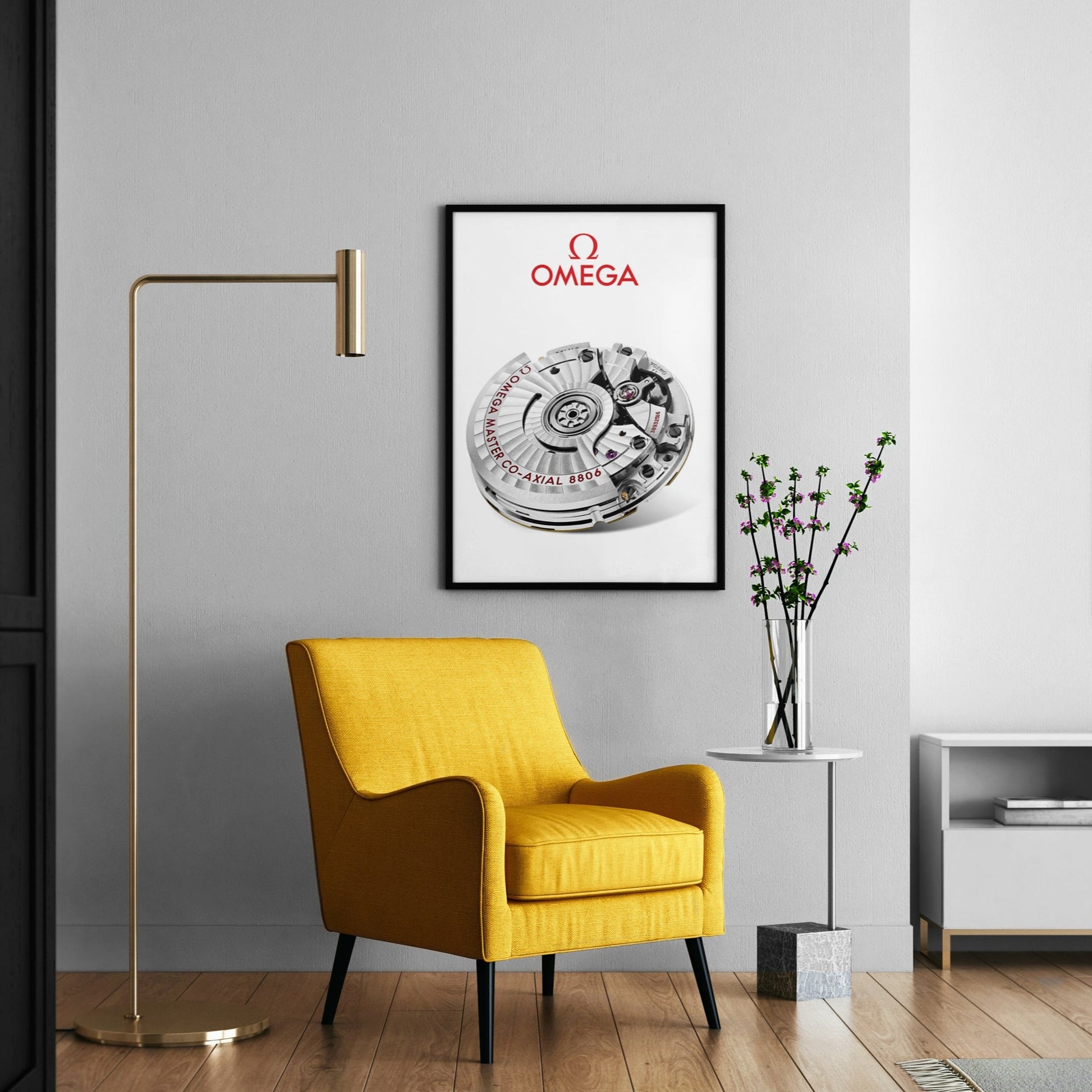 m and son, watch poster, forward facing