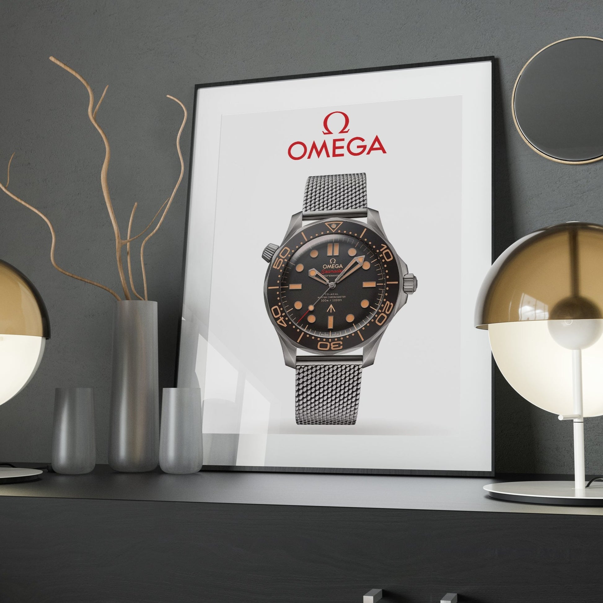 m and son, watch poster, forward facing