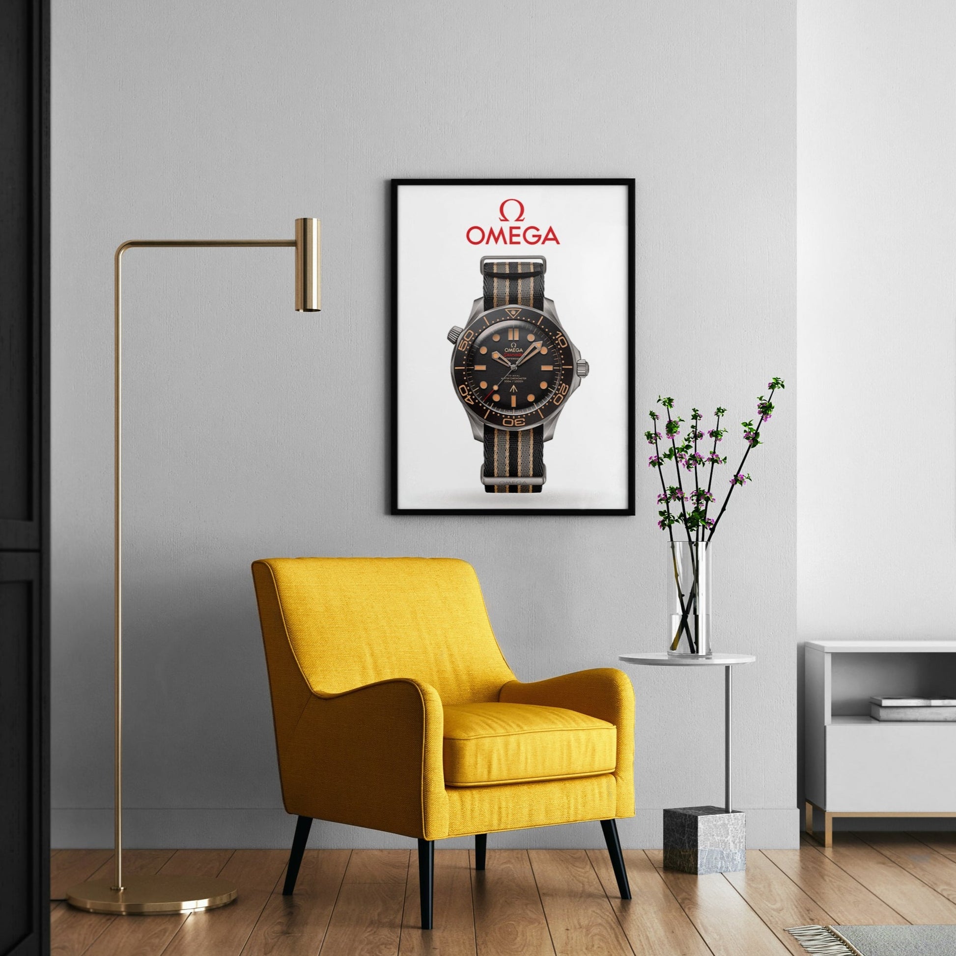 m and son, watch poster, forward facing