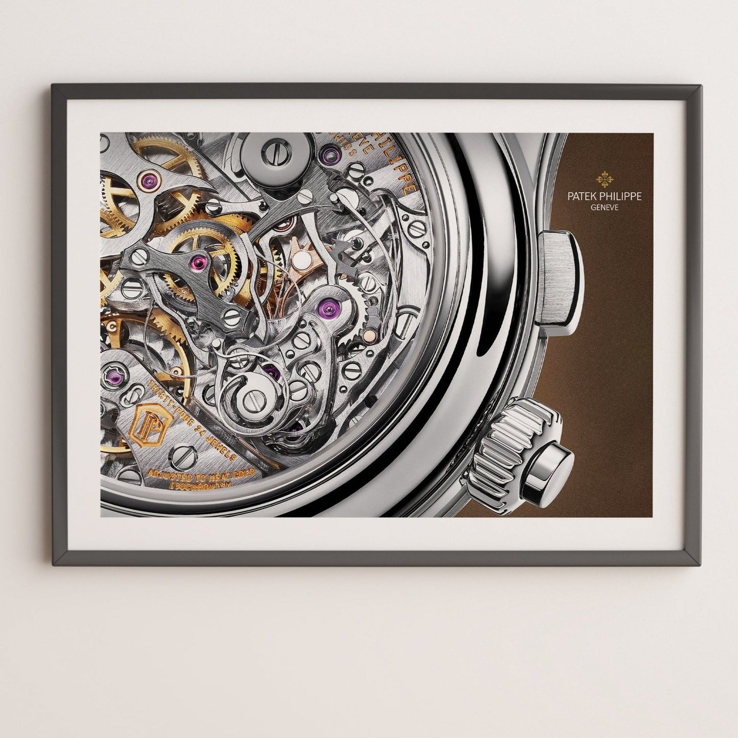 Patek Philippe Chronograph Movement Poster - M & SON
