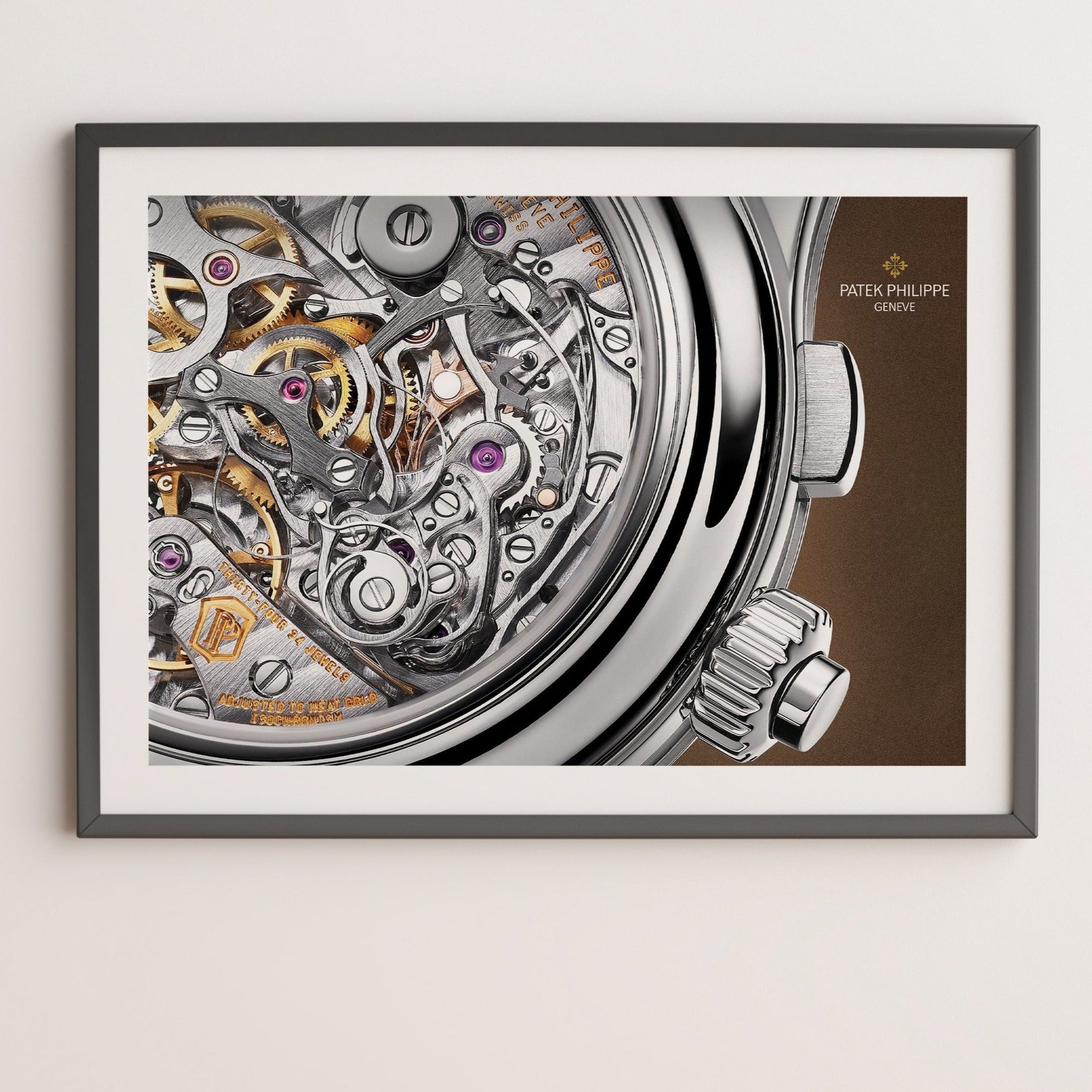 Patek Philippe Chronograph Movement Poster - M & SON