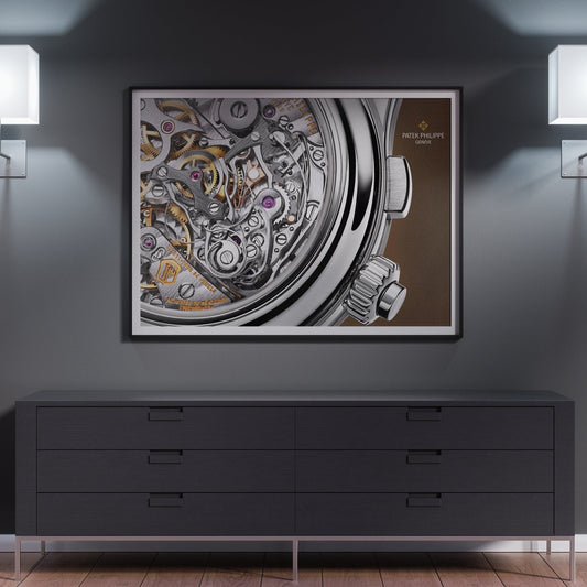 Patek Philippe Chronograph Movement Poster - M & SON