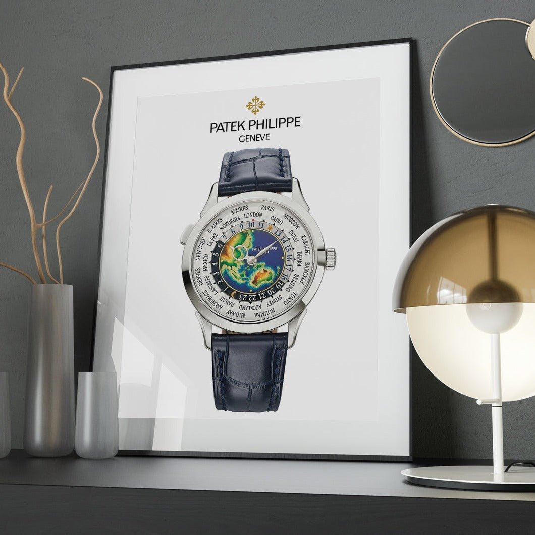 Patek Philippe world time poster - M & SON