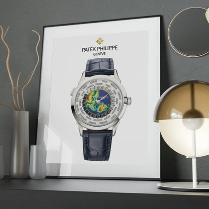 Patek Philippe world time poster - M & SON