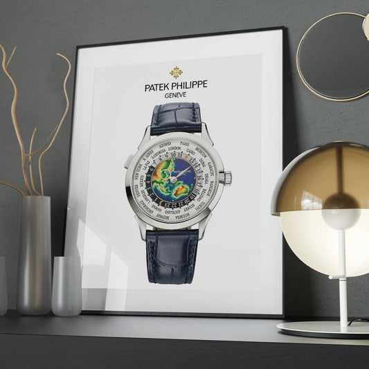 Patek Philippe world time poster - M & SON