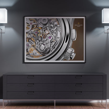 m and son, watch poster, forward facing