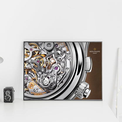 m and son, watch poster, forward facing