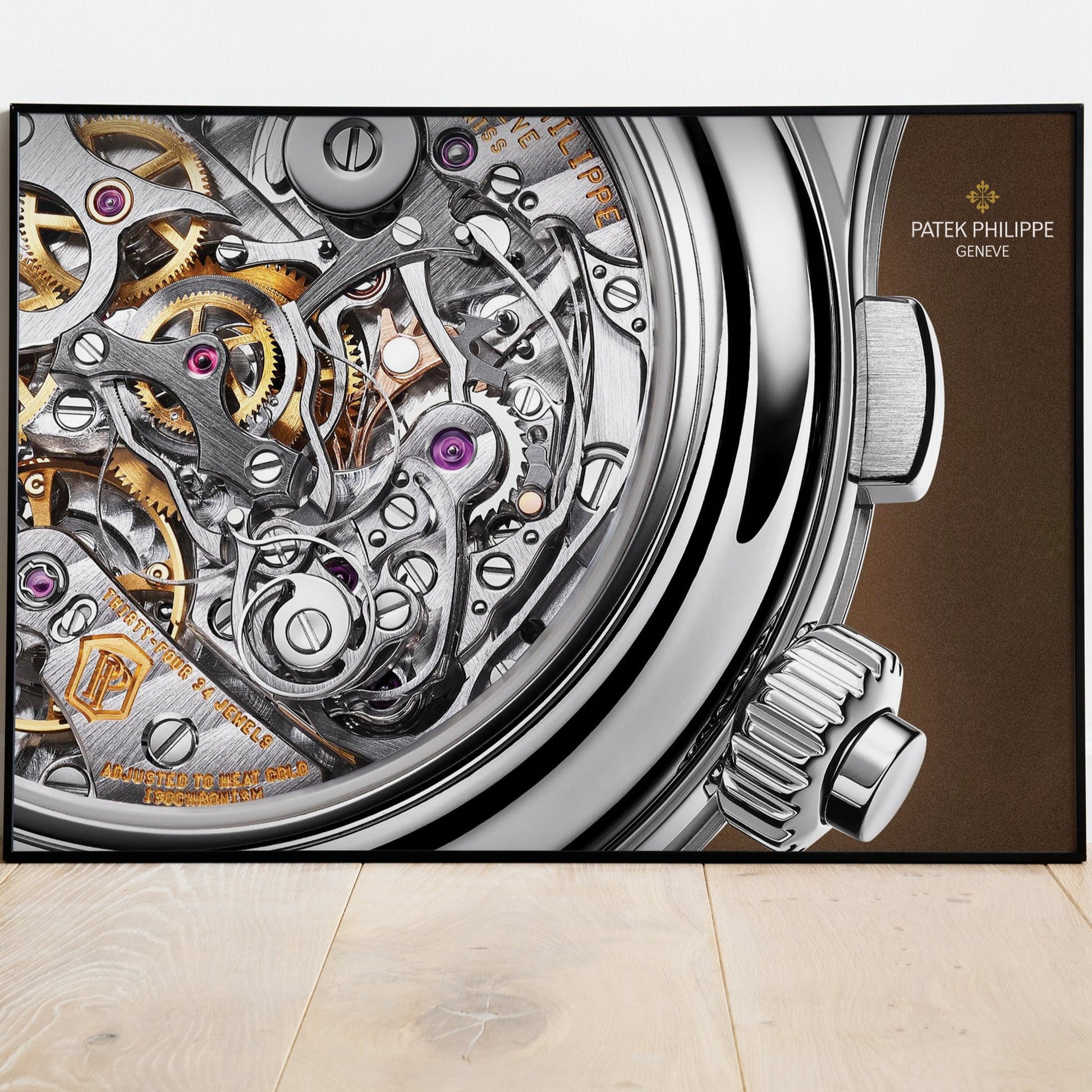 m and son, watch poster, forward facing