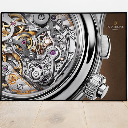 m and son, watch poster, forward facing