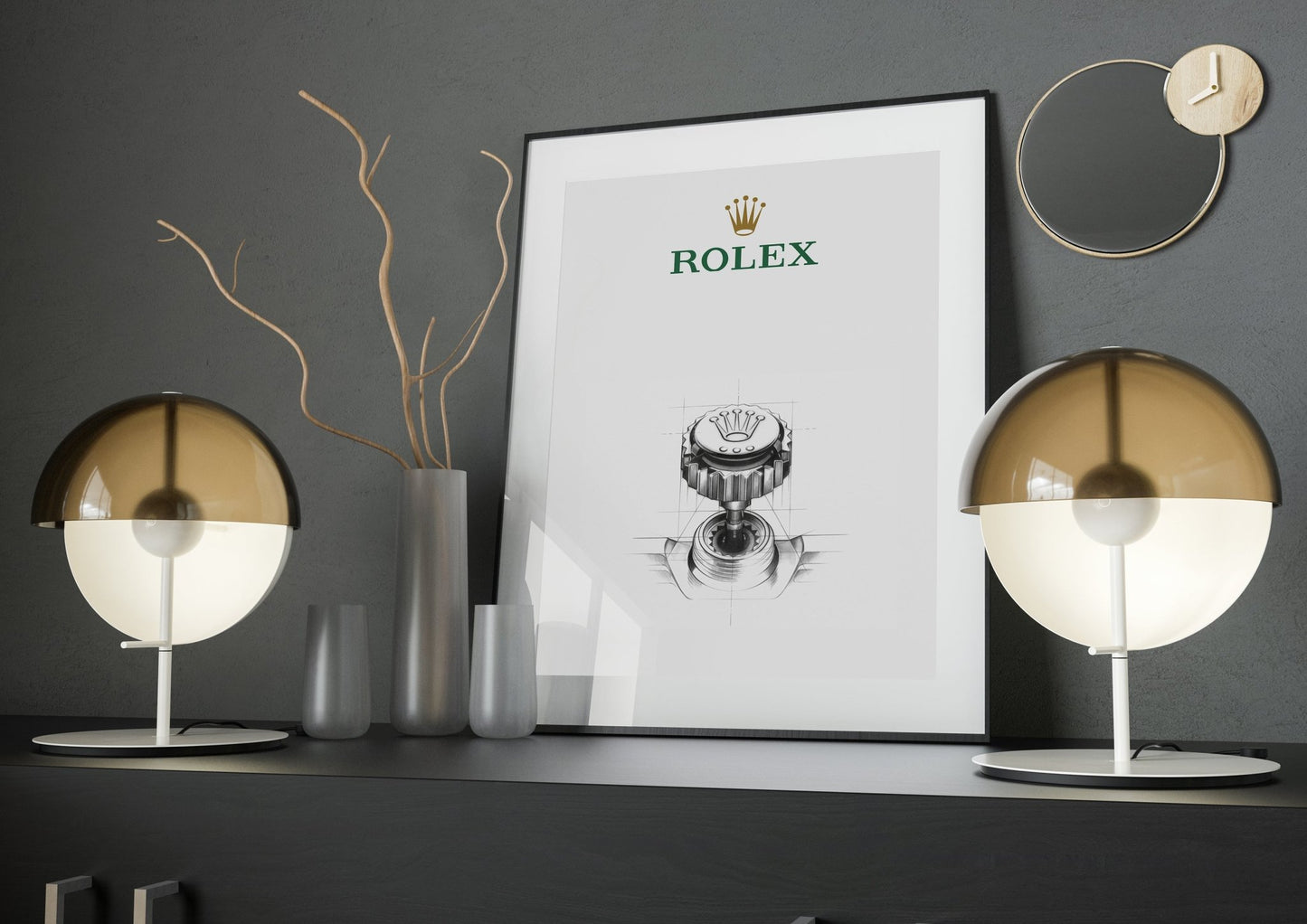 Rolex crown poster - M & SON