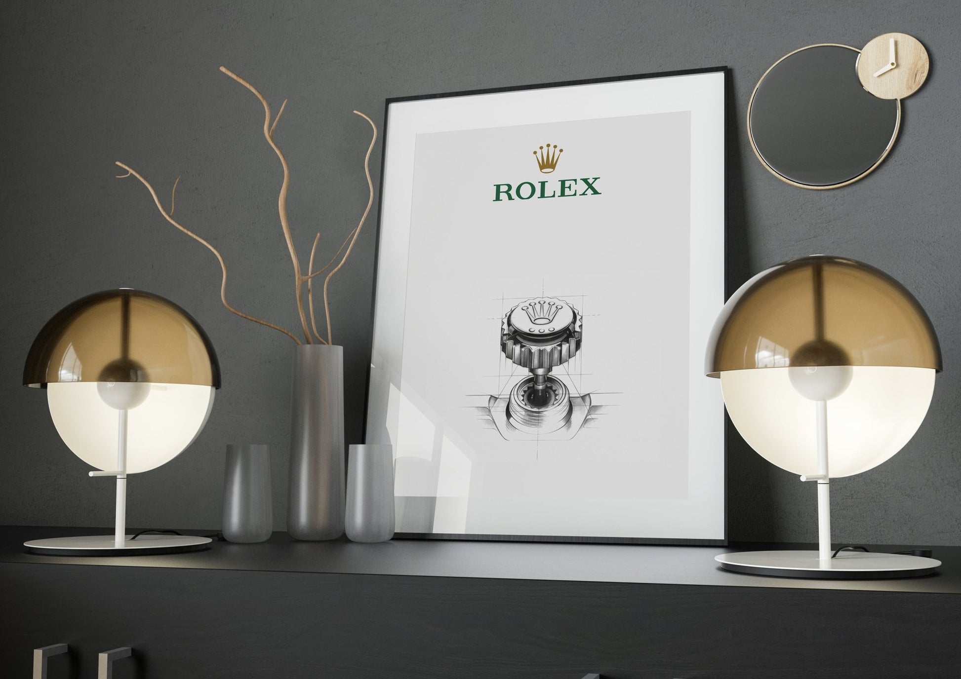 Rolex crown poster - M & SON