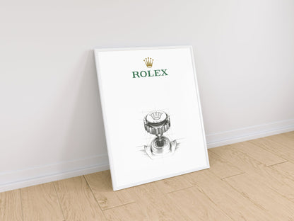 Rolex crown poster - M & SON