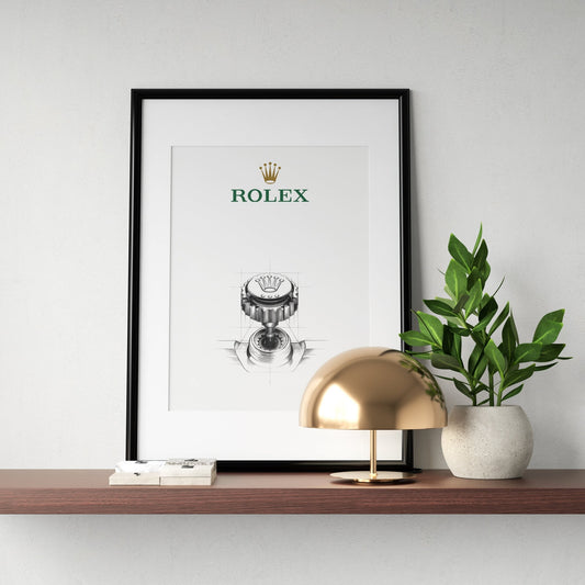 Rolex crown poster - M & SON