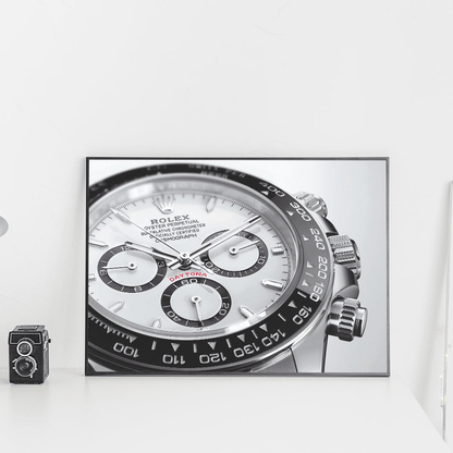 Rolex Daytona white dial poster - M & SON