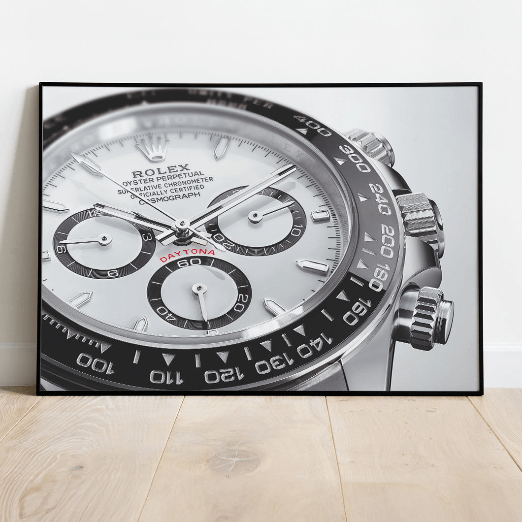 Rolex Daytona white dial poster - M & SON