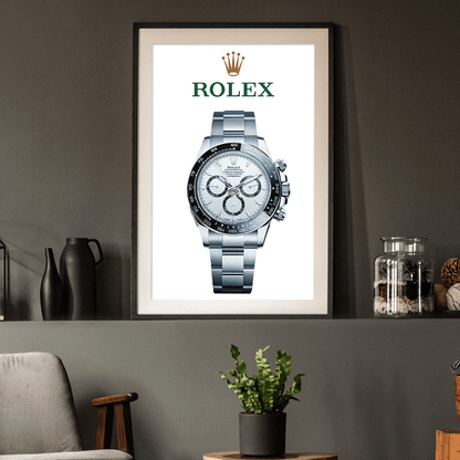 Rolex Daytona white dial Poster - M & SON