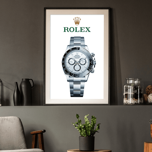 Rolex Daytona white dial Poster - M & SON
