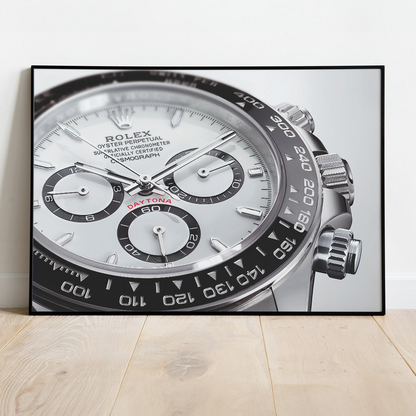 Rolex Daytona white dial poster