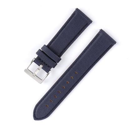 Sailcloth watch strap - Midnight Blue - M & SON