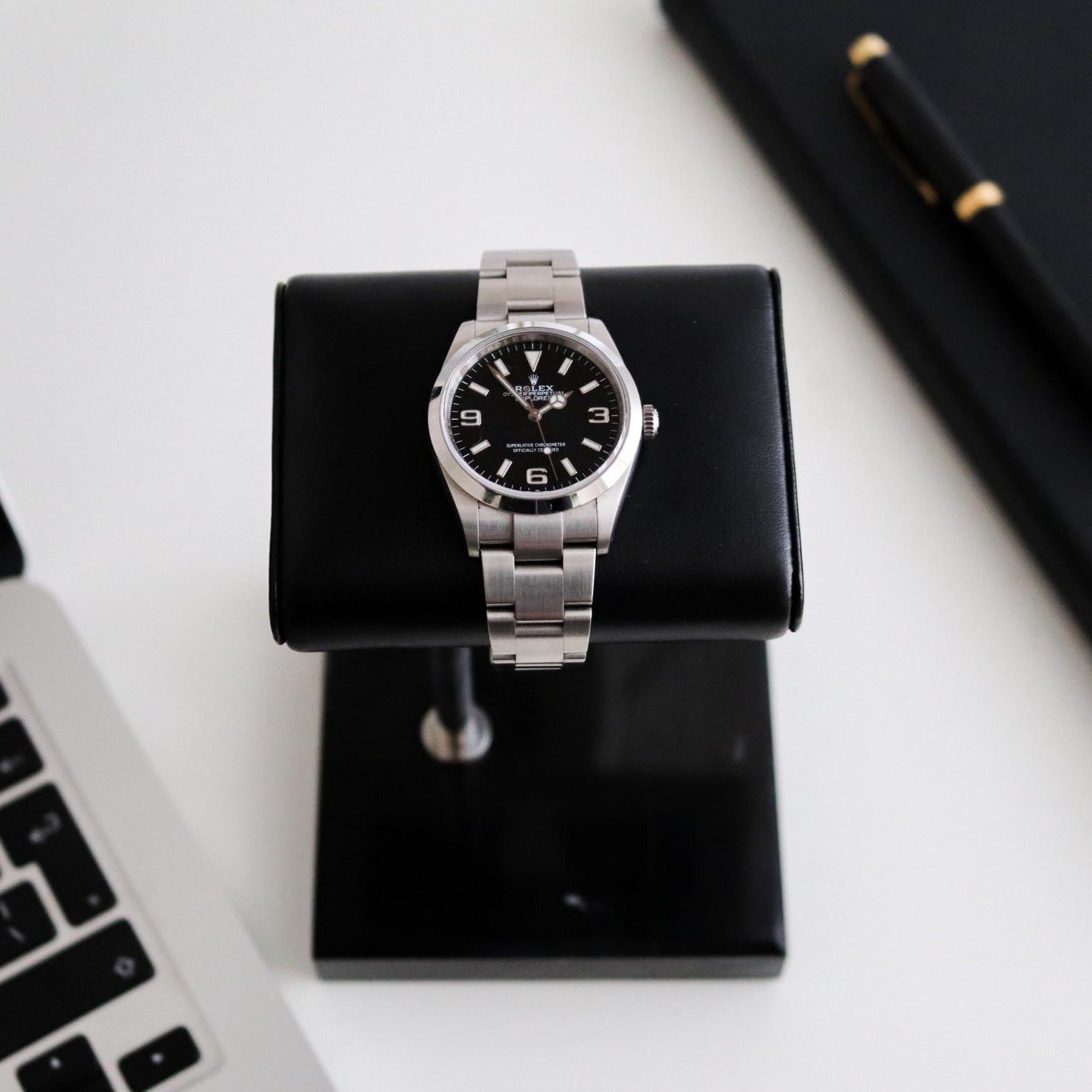 Single Leather Watch Stand - M & SON