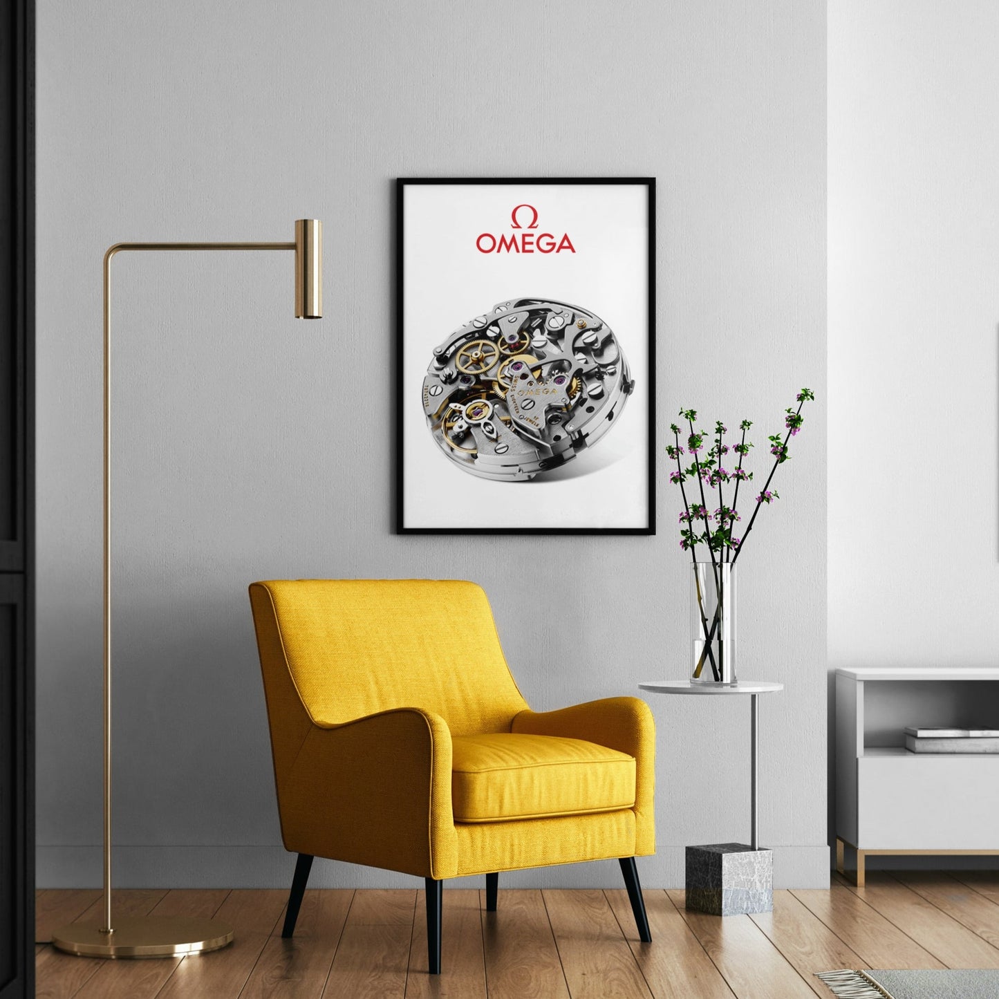 m and son, watch poster, forward facing