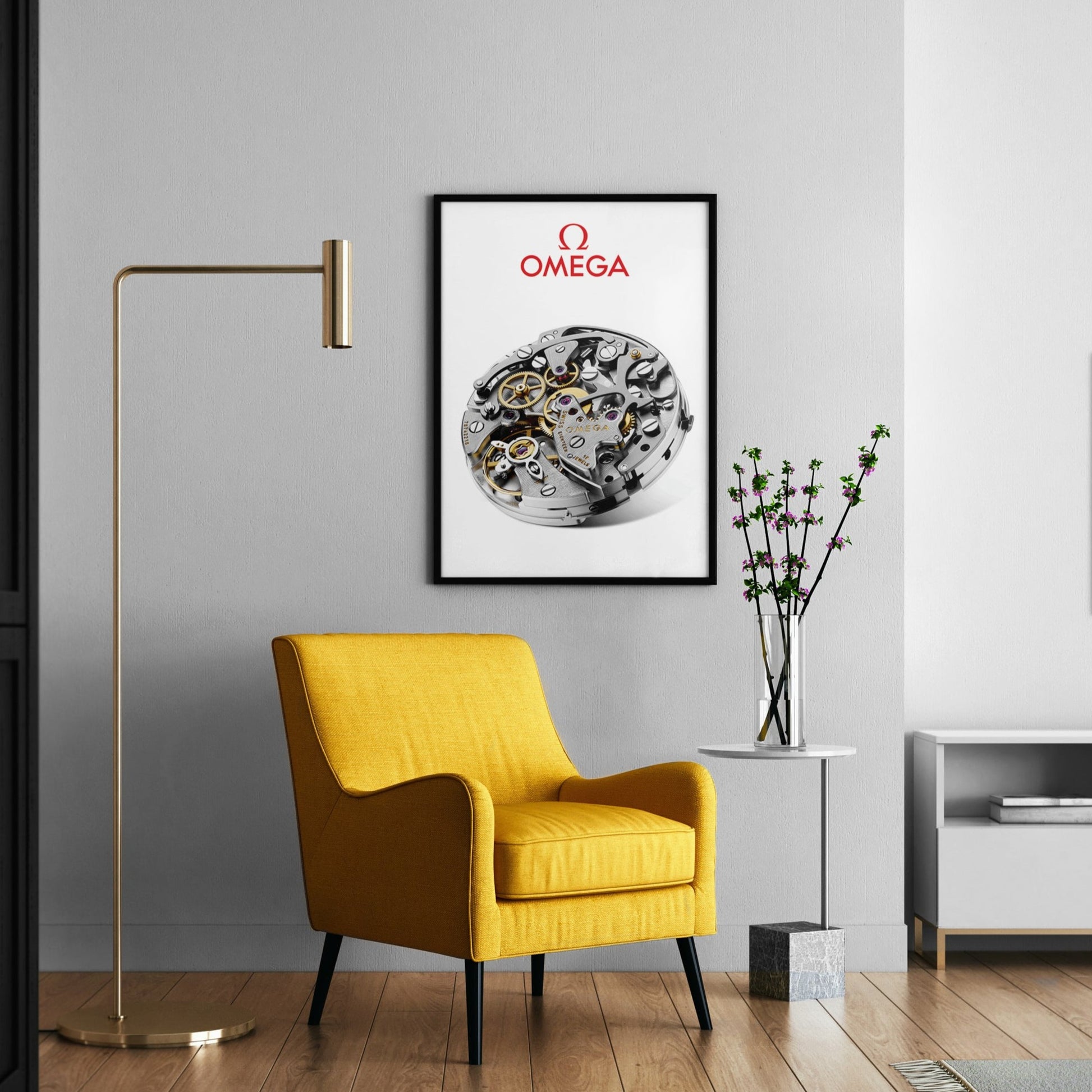 m and son, watch poster, forward facing