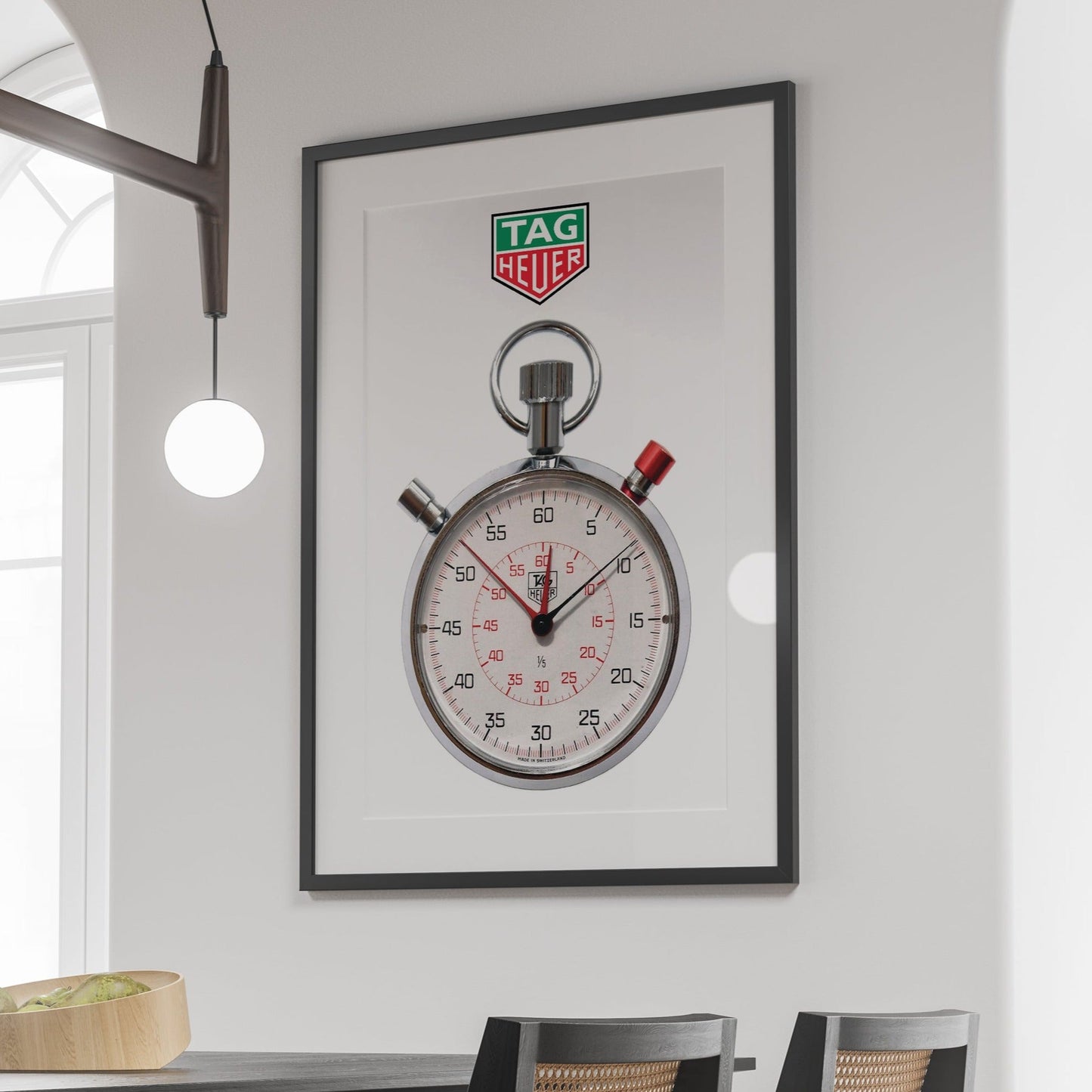 Tag Heuer Stopwatch Poster - M & SON