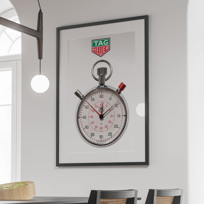 Tag Heuer Stopwatch Poster - M & SON