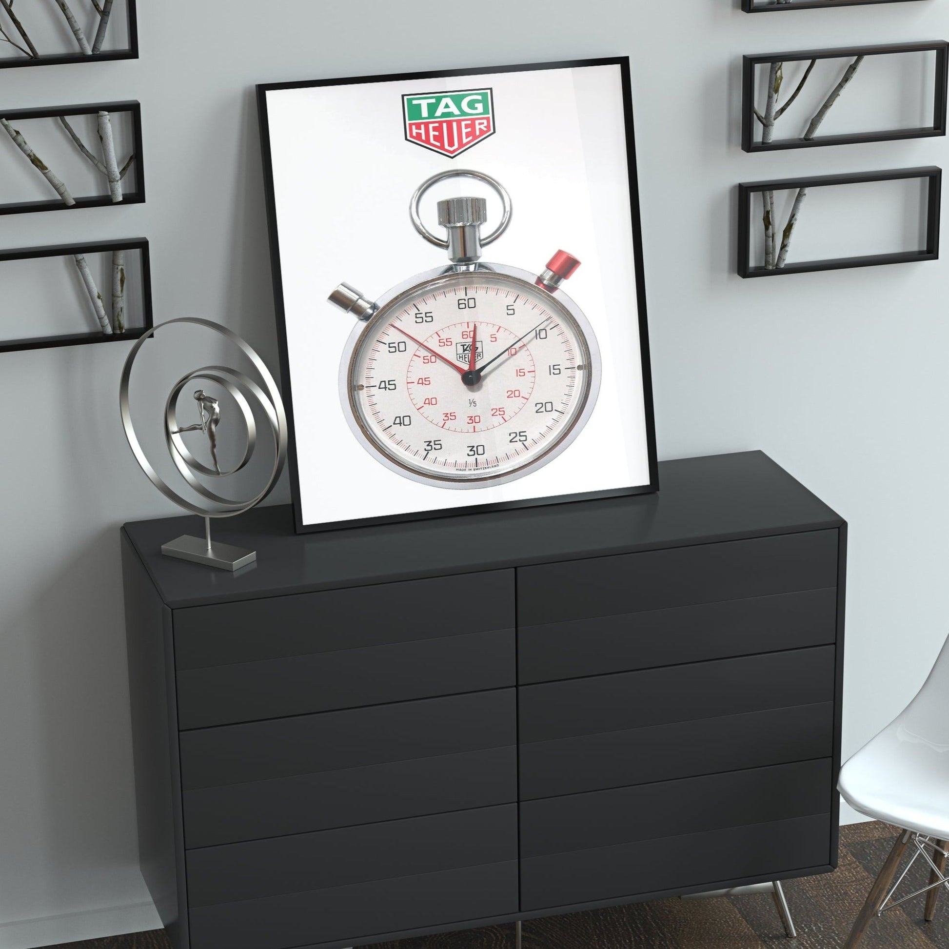Tag Heuer Stopwatch Poster - M & SON