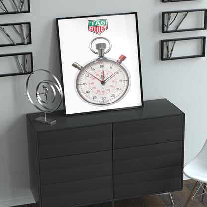 Tag Heuer Stopwatch Poster - M & SON