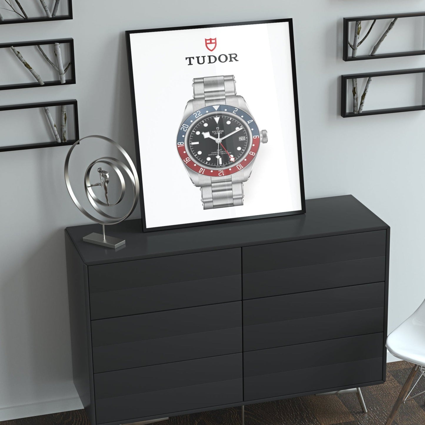 Tudor GMT Black Dial Poster - M & SON