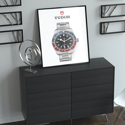 Tudor GMT Black Dial Poster - M & SON