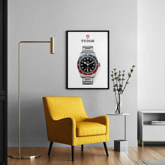 Tudor GMT Black Dial Poster - M & SON