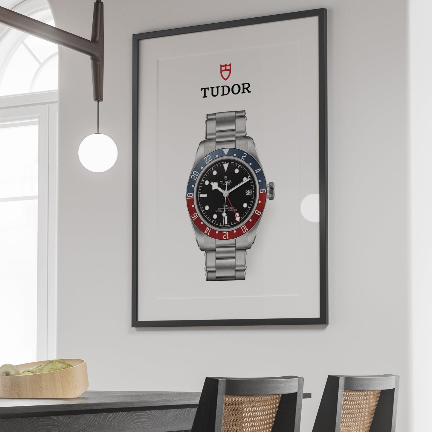 Tudor GMT Black Dial Poster - M & SON