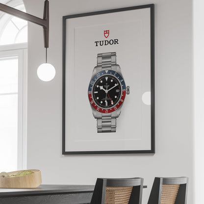 Tudor GMT Black Dial Poster - M & SON