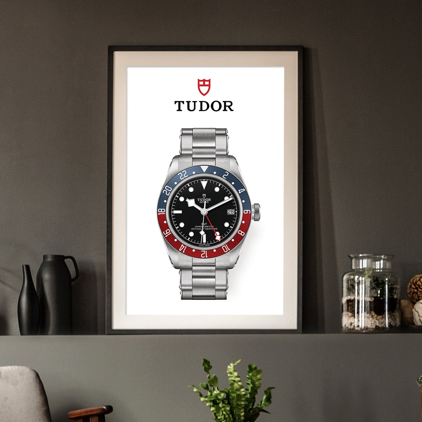 Tudor GMT Black Dial Poster - M & SON