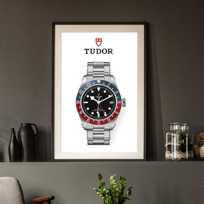 Tudor GMT Black Dial Poster - M & SON