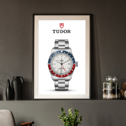 Tudor GMT White Dial Poster - M & SON