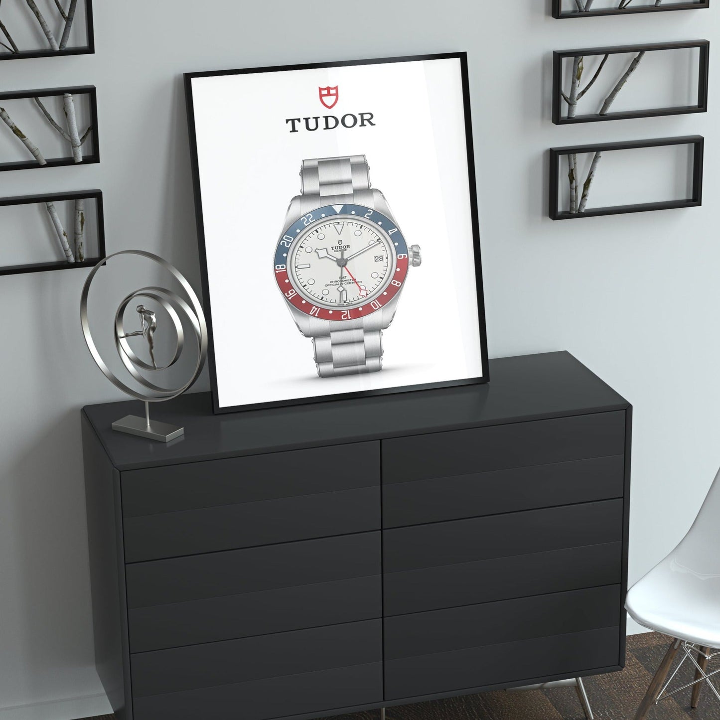 Tudor GMT White Dial Poster - M & SON