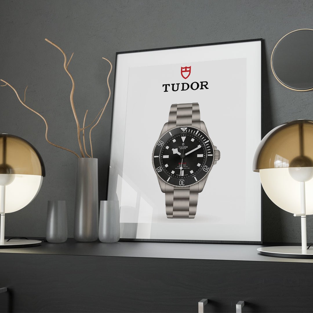 Tudor Pelagos 39 Poster - White Background - M & SON