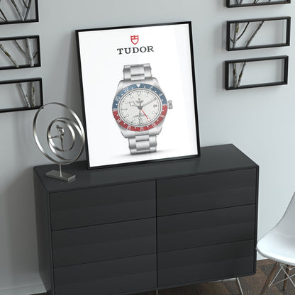 Tudor GMT White Dial Poster