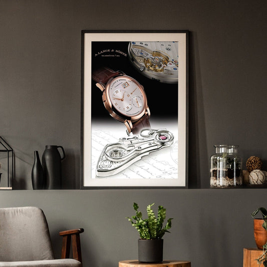 A Lange Sohne Lange 1 Rose Gold Poster - M & SON