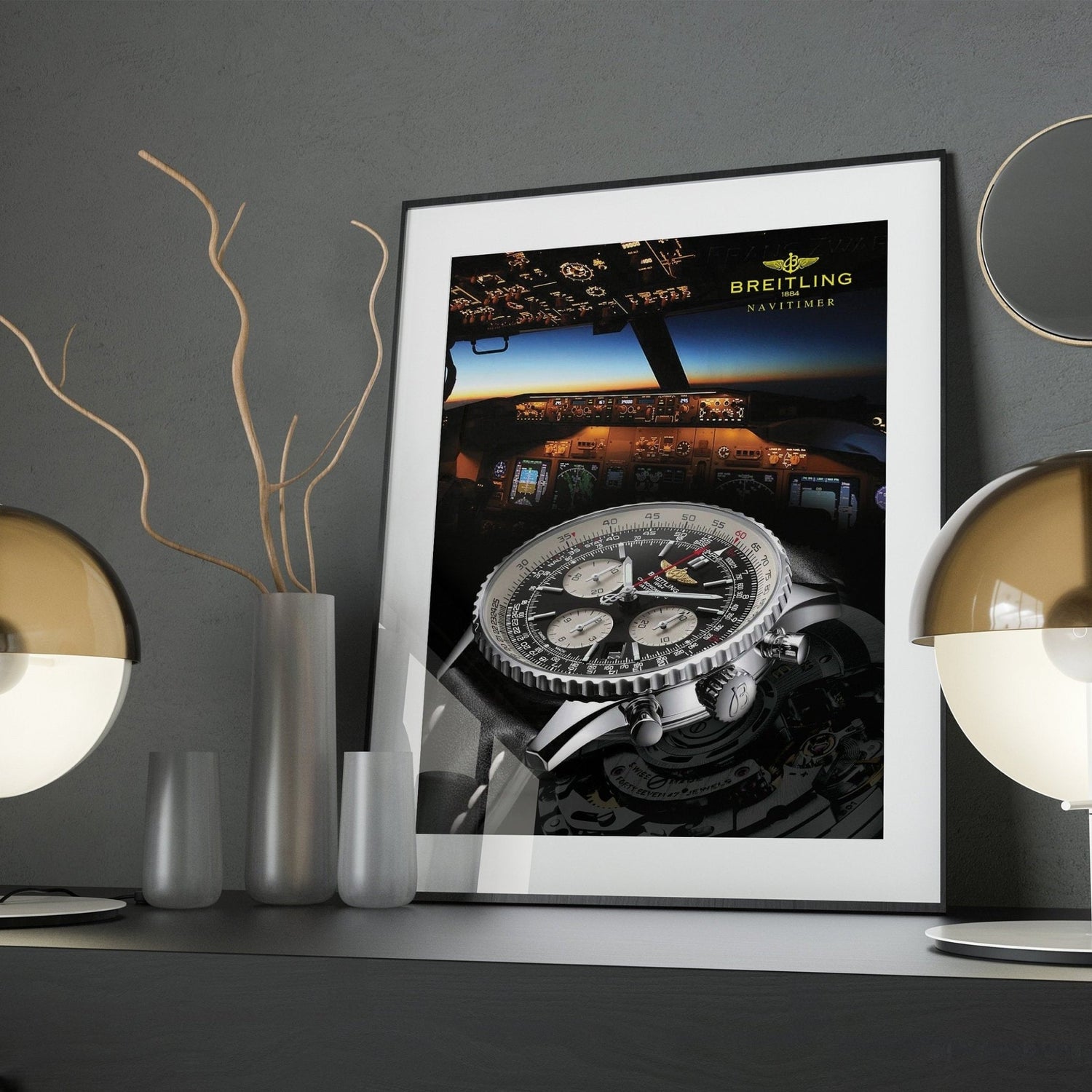 Breitling Navitimer Poster - M & SON